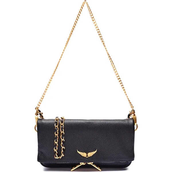 Zadig&Voltaire Kožená listová kabelka NANO 64197541