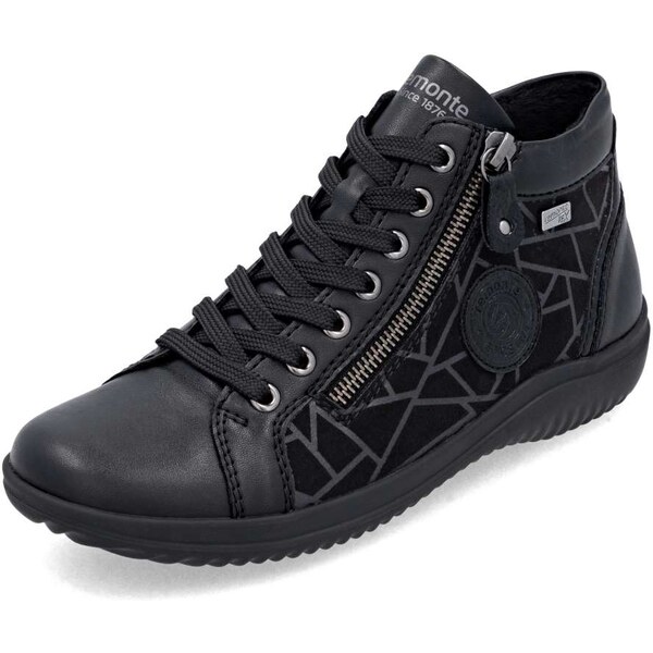 RIEKER Dámska členková obuv REMONTE D1E72-00 čierna W5 64202970