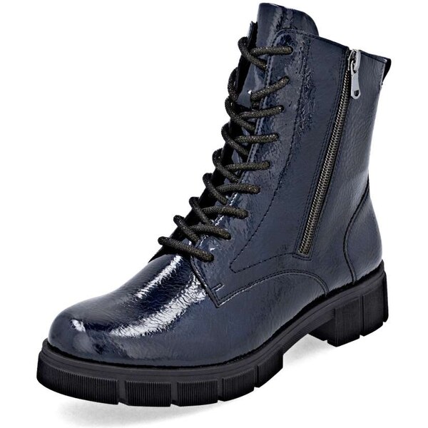 RIEKER Dámska členková obuv REMONTE D2S72-14 modrá W5 64202975