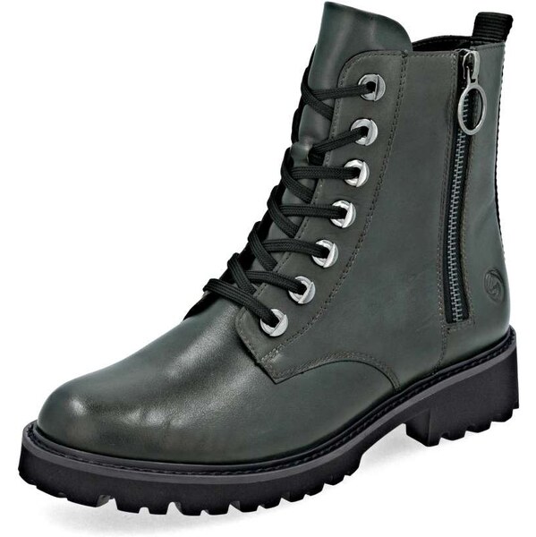 RIEKER Dámska členková obuv REMONTE D8671-56 zelená W5 64202978