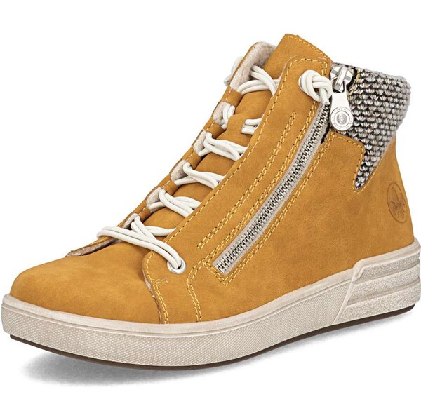 Dámska členková obuv RIEKER X0750-68 žltá W5 64202984