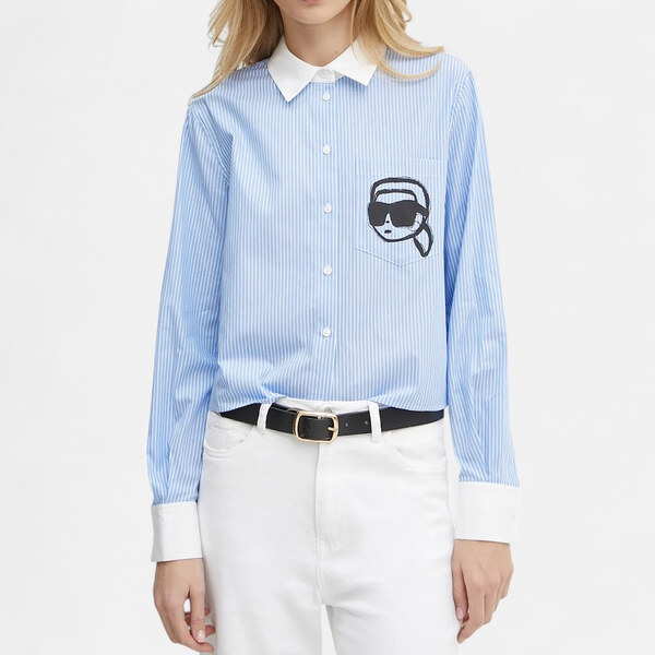 Dámská zkrácená košile Karl Lagerfeld 56260 64203102