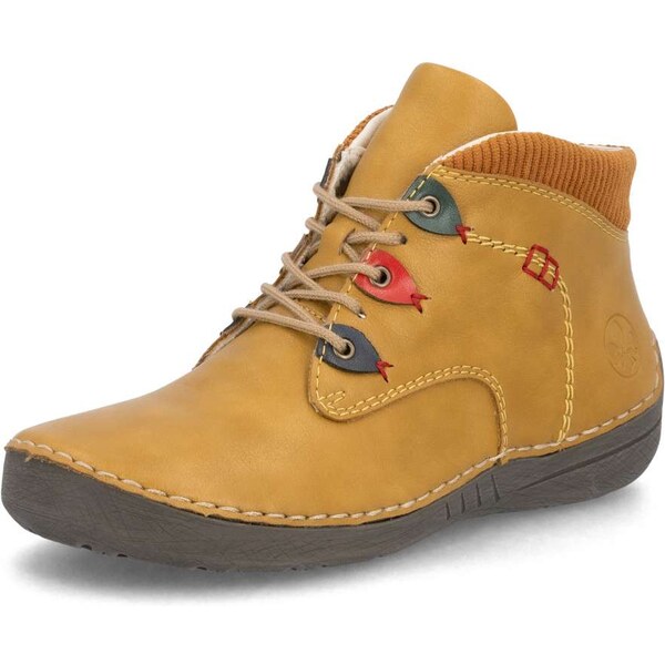 Dámska členková obuv RIEKER 52544-68 žltá W5 64203395