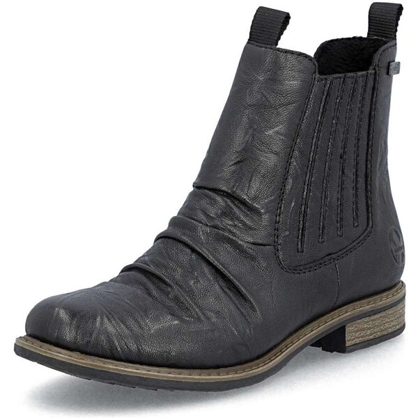 Dámska členková obuv RIEKER 74855-00 čierna W5 64203396