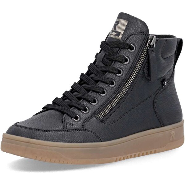 Dámska členková obuv RIEKER W1971-00 čierna W5 64204089