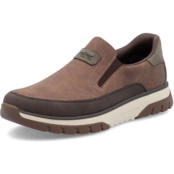 Pánske mokasíny RIEKER B9350-24 hnedá W5 64204113