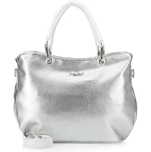 Dámska kabelka RIEKER C2434-206/80/1-206/H12 strieborná S5 64207796