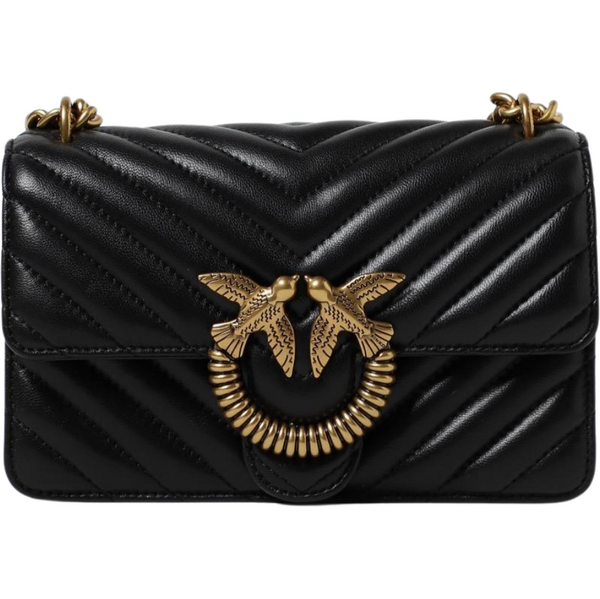 PINKO Love One Mini Black crossbody kabelka 64208339