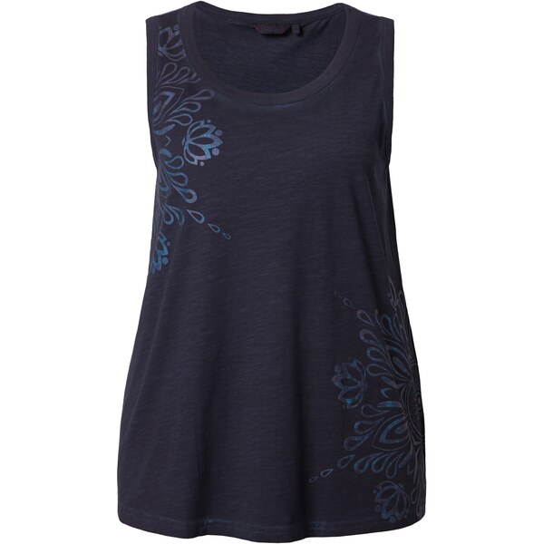 Ulla Popken Top modrá / čierna 64272292