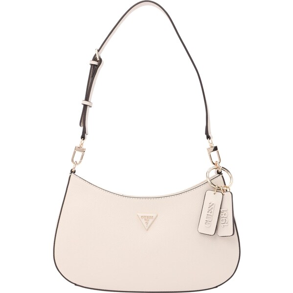 GUESS Kabelka NOELLE II TOP ZIP SHOULDER BAG krémová 64217156