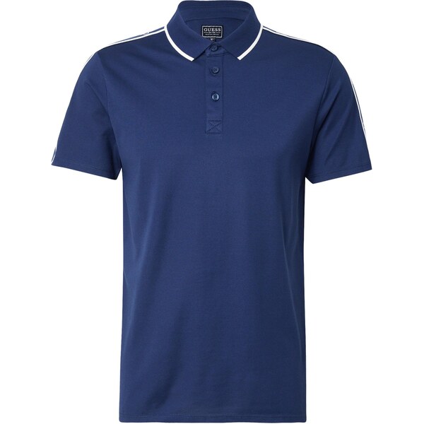 GUESS Tričko Quattro námornícka modrá / biela 64217245