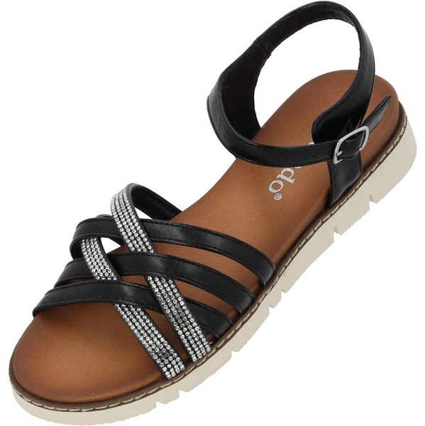 Palado Sandále Gieh čierna / strieborná 65871459