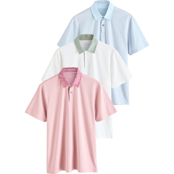 Next Tričko svetlomodrá / pastelovo zelená / staroružová 64216610