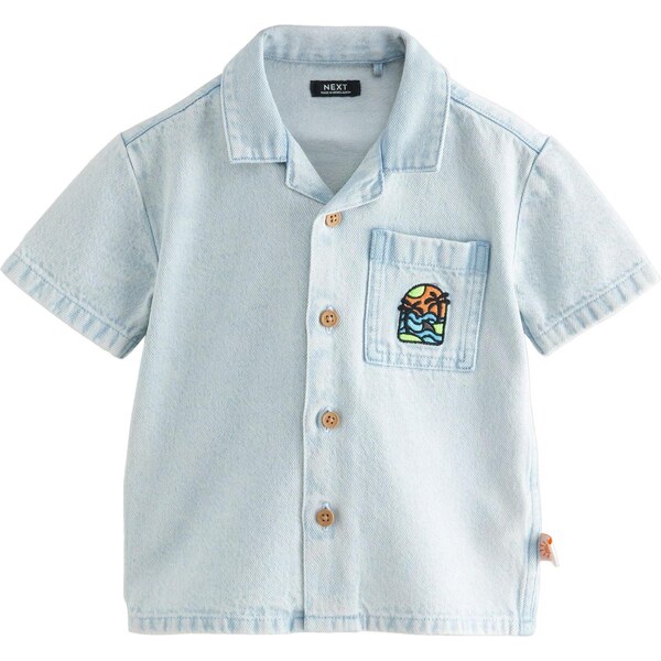 Next Košeľa námornícka modrá / svetlomodrá / svetlozelená / oranžová 64216511