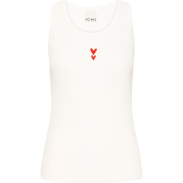 ICHI Top ICHXNOELLE svetlobéžová / červená 64217130