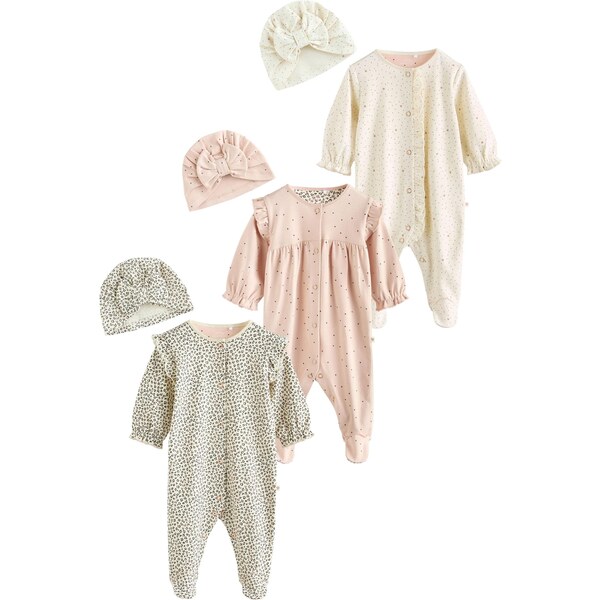 Next Set nebielená / svetlobéžová / rosé / čierna 64528629