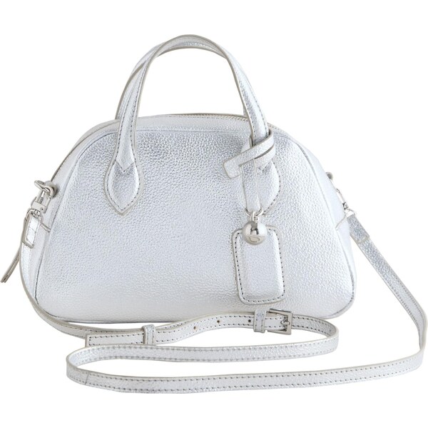 Next Taška cez rameno Mini Bowler strieborná 64293967