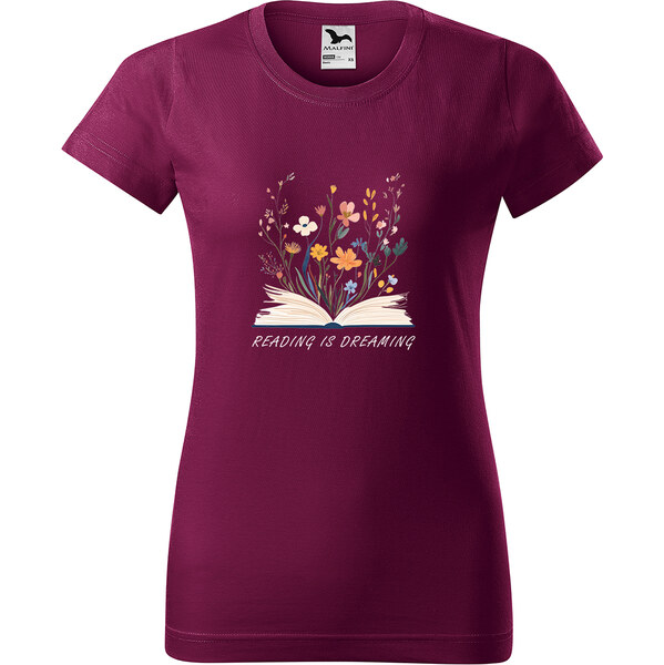 Handel Tričko - Reading is dreaming 64219251