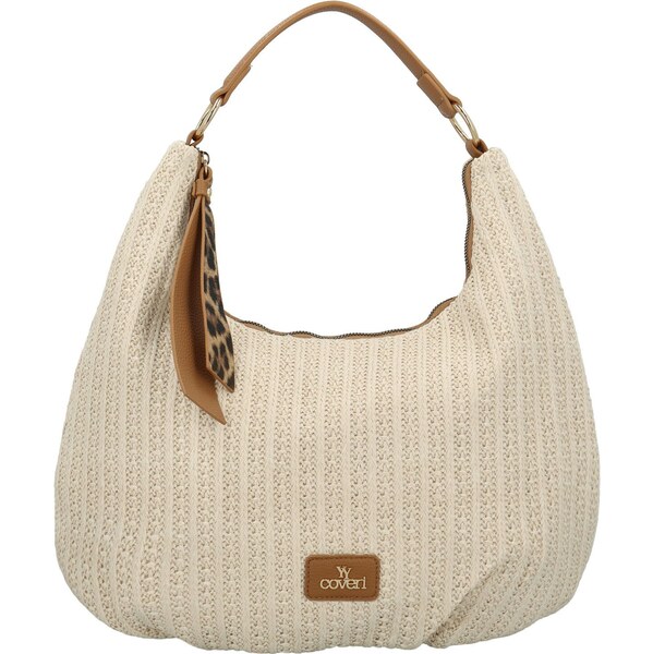 Coveri World Dámska kabelka na rameno krémová - Coveri Persida krémová 64248246