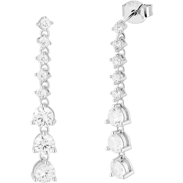 Olivie Svatební stříbrné náušnice 9616 64763501