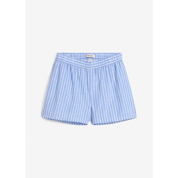 bonprix Šortky z čistej bavlny, farba modrá 64226189