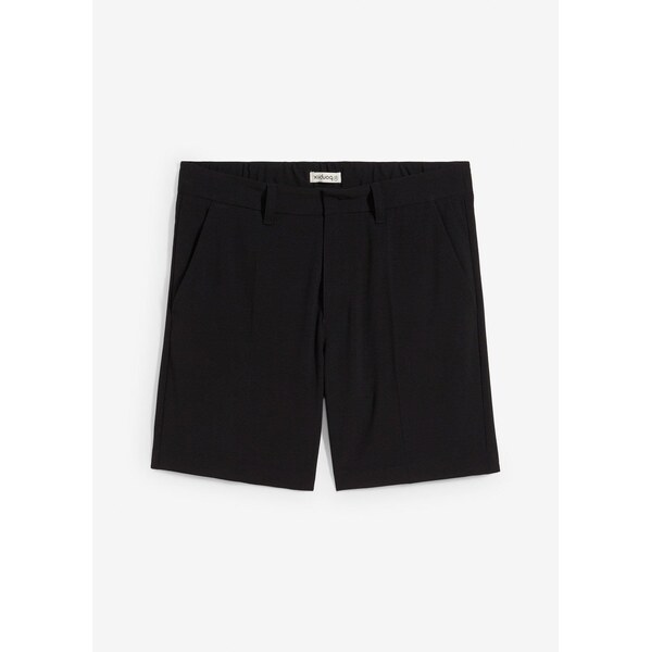 bonprix Elegantné šortky , Relaxed Fit, farba čierna 64226401