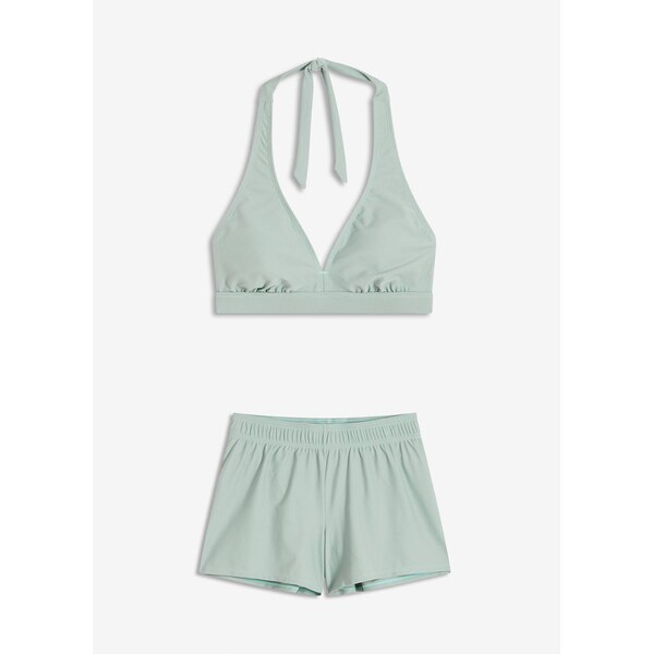 bonprix Bikiny a plavkové nohavičky (3-dielna sada) z recyklovaného 64226417