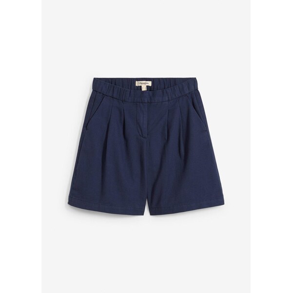bonprix Bermudy z čistej bavlny, farba modrá 64226432