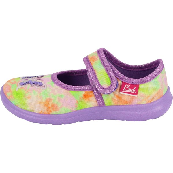 BECK Papuče kiwi / fialová / oranžová / marhuľová 64339260