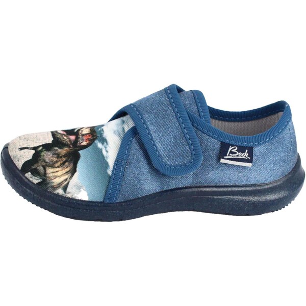 BECK Papuče Spinosaurus modrá denim / antracitová / kamenná / biela 64390026