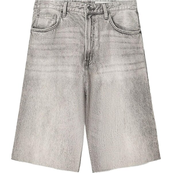 Bershka Džínsy svetlosivá 65881771