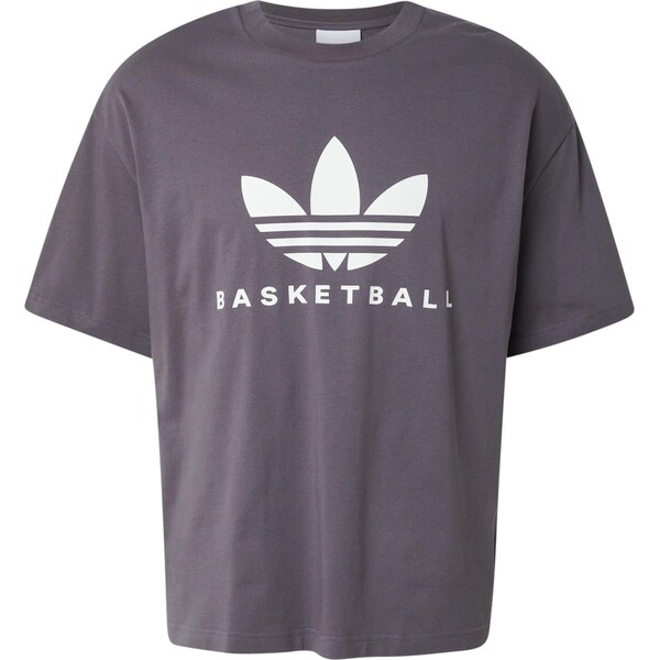 ADIDAS ORIGINALS Tričko tmavosivá / biela 64231687