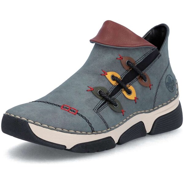 Dámska členková obuv RIEKER 45983-14 modrá W5 64233327