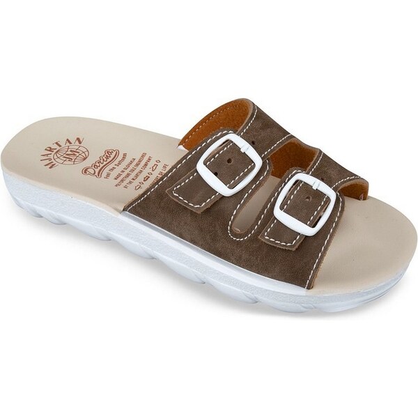 Dámske hnedé šľapky MJARTAN DARLYN 3 64236950