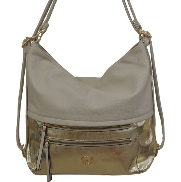 JOHN-C Dámska béžovo-zlatá kabelka JENNIFER 64236951