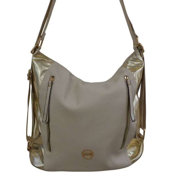 JOHN-C Dámska béžovo-zlatá kabelka JENNY 64236949