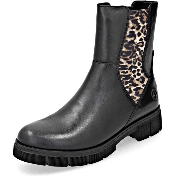 RIEKER Dámska členková obuv REMONTE D2S70-03 čierna W5 64244684