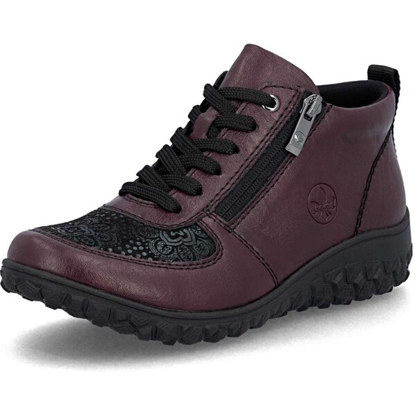 Dámska členková obuv RIEKER 59541-30 červená W5 64244693