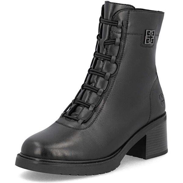 Dámska členková obuv RIEKER Y5252-00 čierna W5 64244696