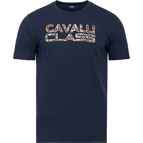 CAVALLI CLASS Logo Blue tričko 64247309