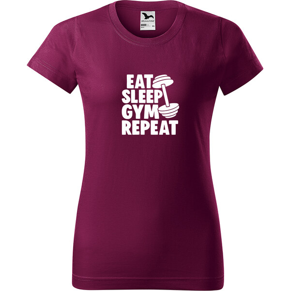 Handel Tričko - Eat Sleep Gym Repeat 64246199