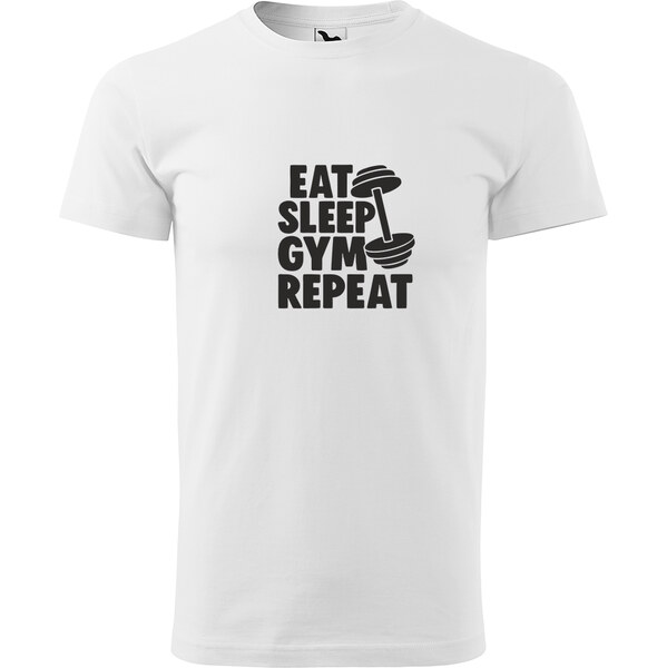 Handel Tričko - Eat Sleep Gym Repeat 64246193