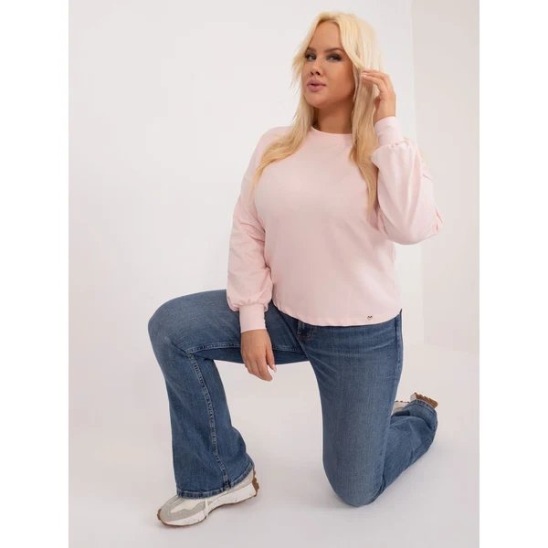 FPrice Blúzka RV BL 6317.94 svetlo ružová 49734213