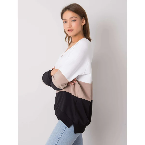 FPrice Mikina RV BL 5972.07 čierna a béžová 49734733