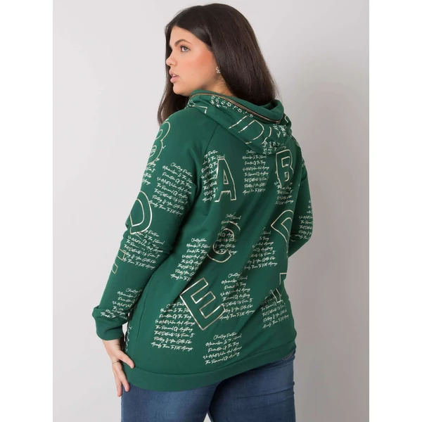 FPrice Blúzka RV BL 7218.38 tmavo zelená 49737349