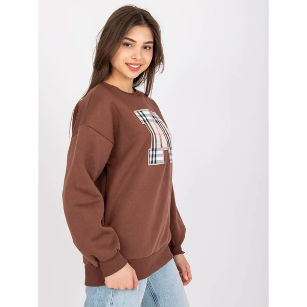 FPrice Mikina EM BL U617.95 tmavo hnedá 49738936