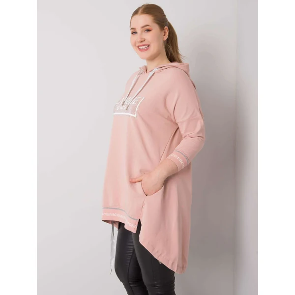 FPrice Dámska mikina RV BL 6849.63P svetlo ružová 49741437