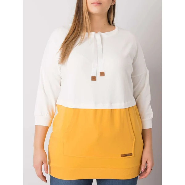 FPrice Mikina RV BL 6845.51P biela a žltá 49741576