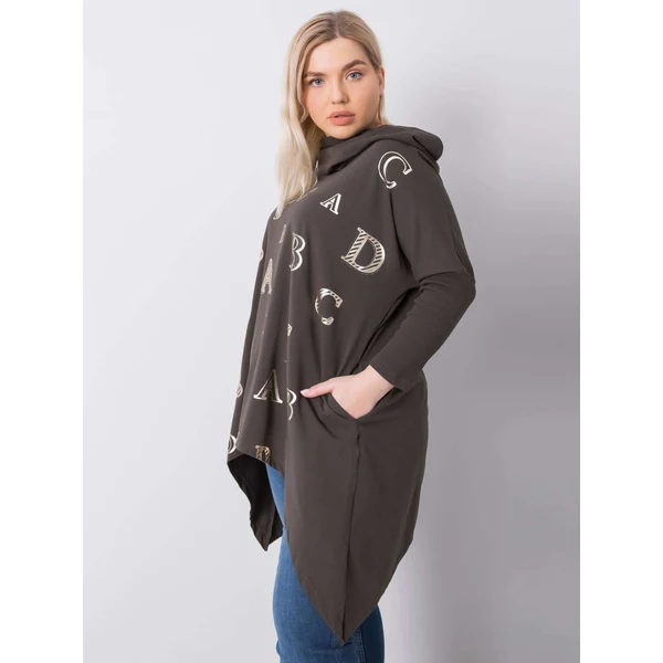 FPrice Blúzka RV BZ 6458.46P tmavá khaki 49742125