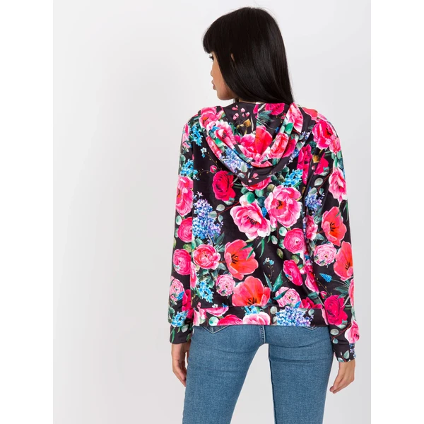 FPrice Mikina RV BL 8118.89 čierna a ružová 49742911